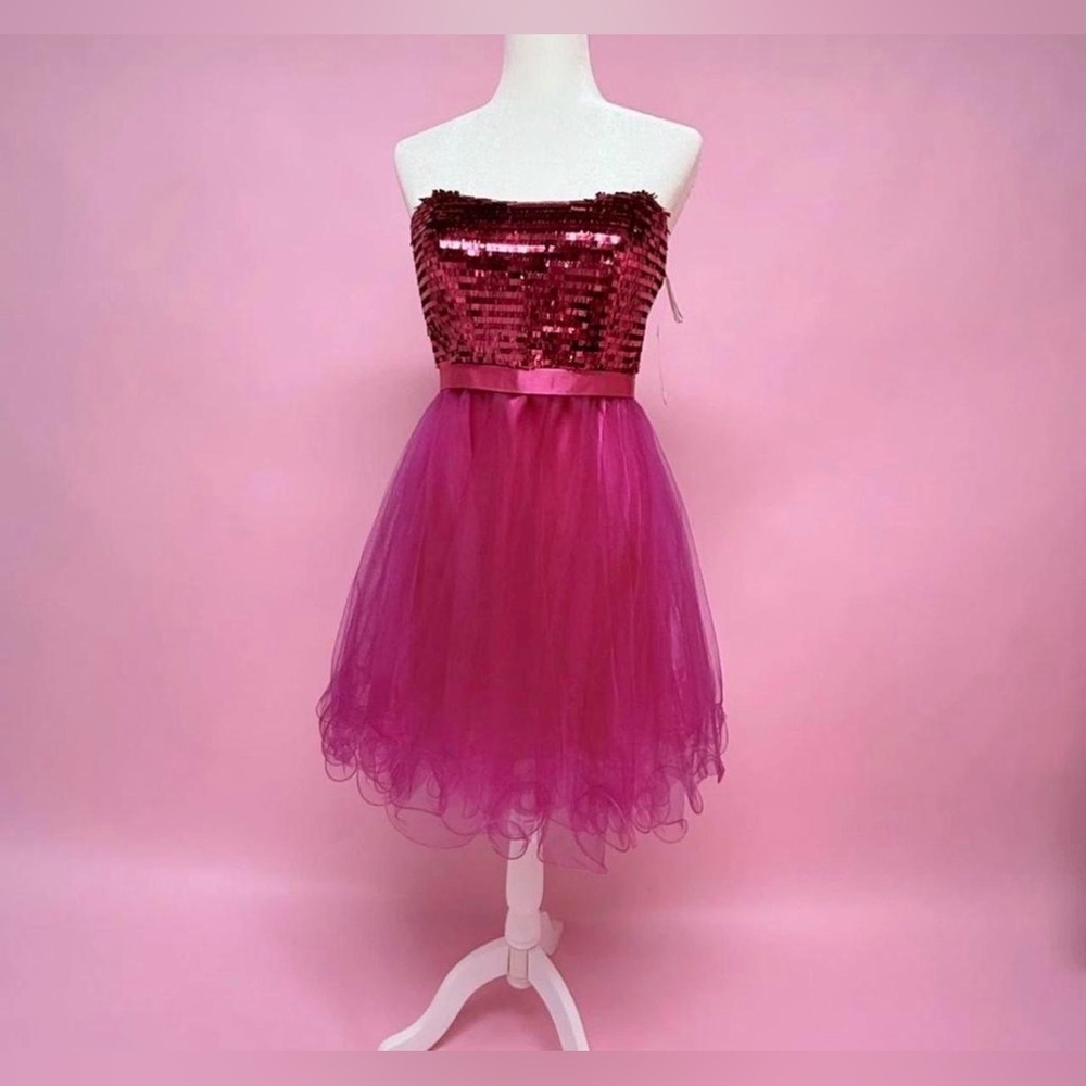 Hannah S. Pink Sequin Dress